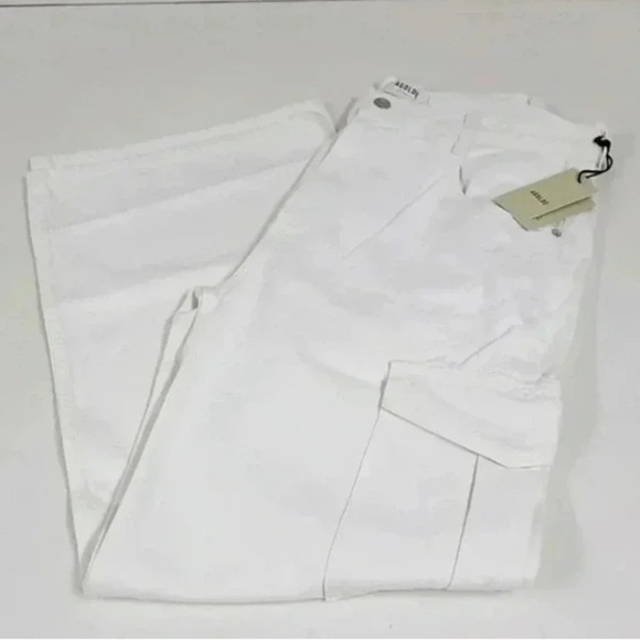 New AGolde Minka Cargo Pants in Milkshake - Picture 3 of 8